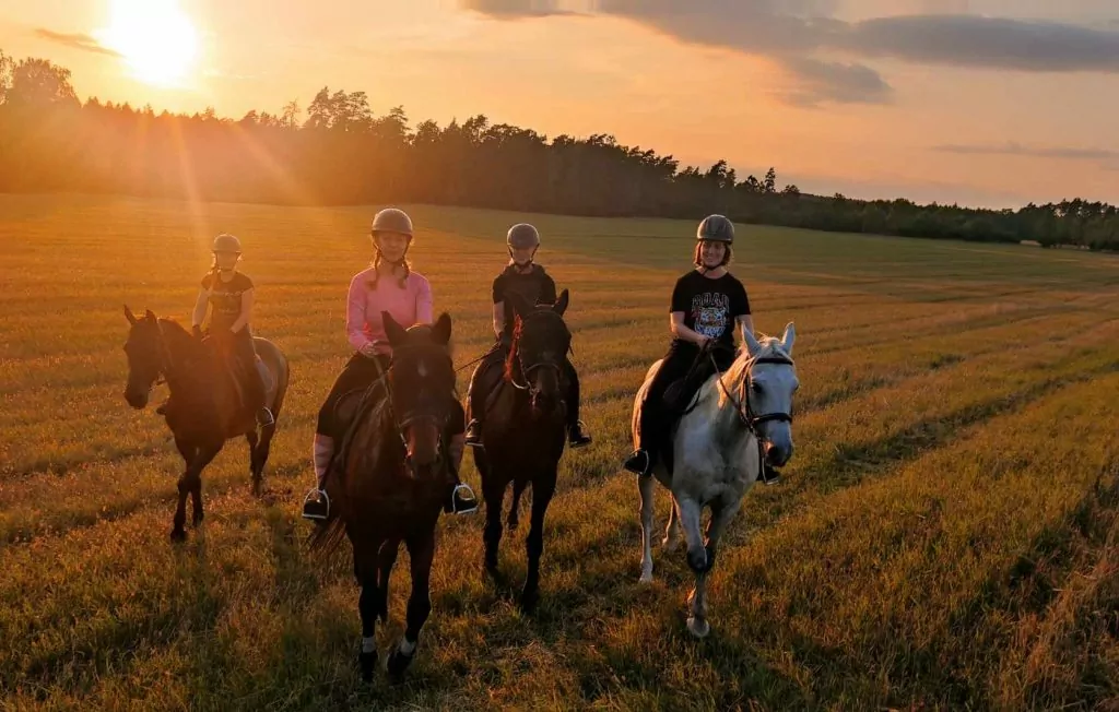 Jazda konna na mazurach