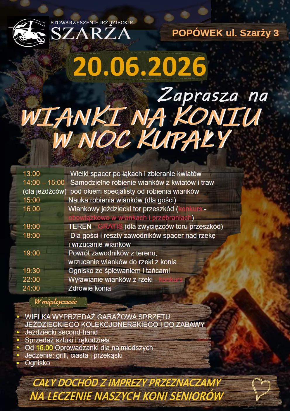 You are currently viewing Wianki na koniu w noc Kupały – Zapraszamy!